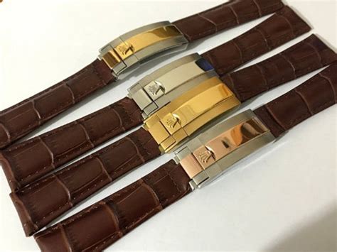 rolex leather straps